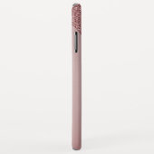 Coques Case-Mate iPhone Girly Rose Gold Sparkle Glitter Drips monogram (Dos/Droite)