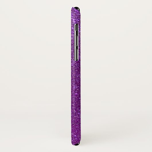 Coques Case-Mate iPhone Girly Sparkly Royal Purple Parties scintillant (Dos/Gauche)