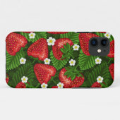 Coques Case-Mate iPhone gisement de fraise (Dos (Horizontal))