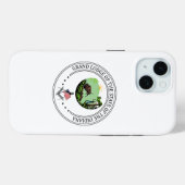 Coques Case-Mate iPhone Gîte de franc-maçonnerie de l'état de l'Indiana (Verso (horizontal))