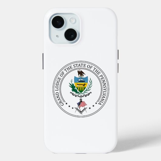 Coques Case-Mate iPhone Gîte de franc-maçonnerie de l'état de Pennsylvanie (Verso)