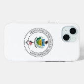 Coques Case-Mate iPhone Gîte de franc-maçonnerie de l'état de Pennsylvanie (Verso (horizontal))