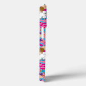Coques Case-Mate iPhone Gizmo | Pink Peace & Love Motif (Verso / Droite)