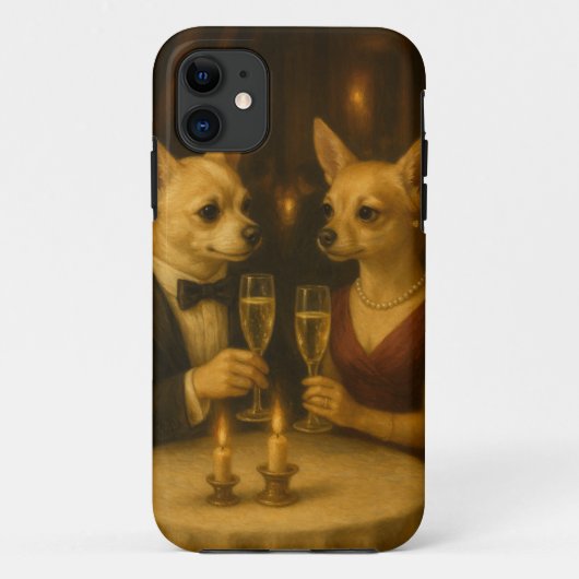 Coques Case-Mate iPhone Gizmo’s Romantic Dinner – Champagne & Love (Dos)