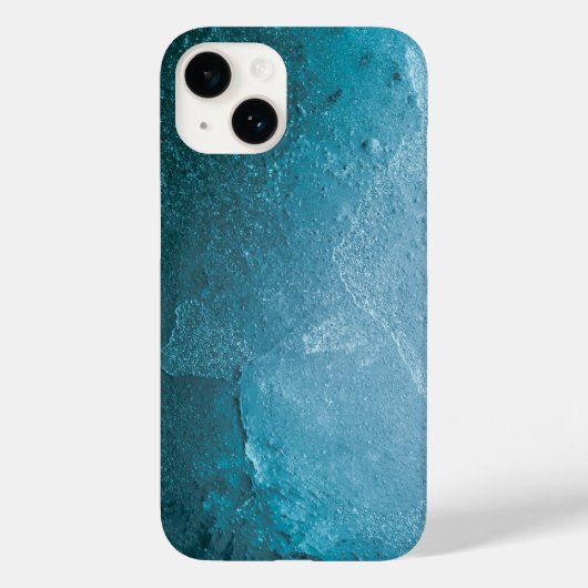 Coques Case-Mate iPhone Glace Abstraite Turquoise Légère (Verso)