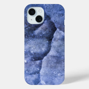 Coque Pour iPhone 15 Glace bleue