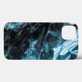 Coques Case-Mate iPhone Glace Bleue Abstraite Dans une Grotte de Glace (Verso (horizontal))
