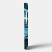 Coques Case-Mate iPhone Glace Bleue Abstraite Dans une Grotte de Glace (Verso / Gauche)