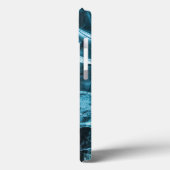 Coques Case-Mate iPhone Glace Bleue Abstraite Dans une Grotte de Glace (Verso / Gauche)