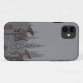 Coques Case-Mate iPhone Glace congelée par flocon de neige de chute de (Dos (Horizontal))