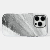 Coques Case-Mate iPhone Glace et neige texturée (Verso (horizontal))