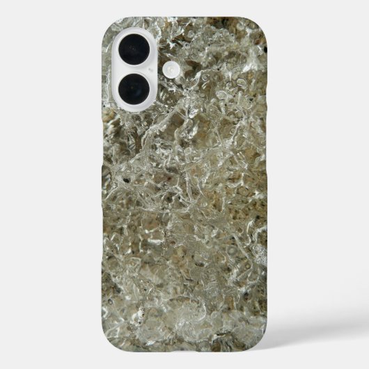 Coques Case-Mate iPhone Glace glaciaire Texture nature Abstraite (Verso)