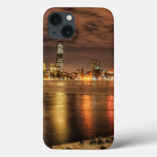 Coques Pour iPhone Glace partiellement fondue sur Charles River à