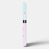 Coques Case-Mate iPhone Glace rayée girly de style moderne (Verso / Gauche)
