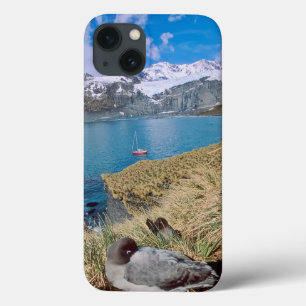 Case-Mate iPhone Case Glaciers and sailing yacht in background