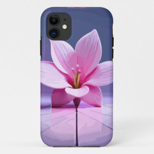 Case-Mate iPhone Case Gladioli Dimensional : Pièce maîtresse rose et vio