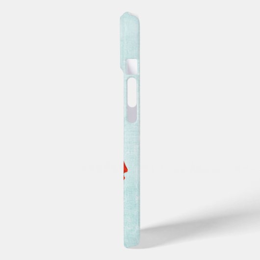 Coques Case-Mate iPhone Gladiolus on Aged Denim (Verso / Gauche)