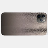 Coques Case-Mate iPhone Glam Argenté Abstrait Moderne Rose Gold Foncé (Dos (Horizontal))