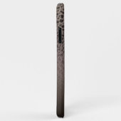 Coques Case-Mate iPhone Glam Argenté Abstrait Moderne Rose Gold Foncé (Dos/Droite)