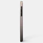 Coques Case-Mate iPhone Glam Argenté Abstrait Moderne Rose Gold Foncé (Dos/Gauche)