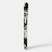 Coques Case-Mate iPhone Glam aux flocons dorés de minuit (Verso / Droite)