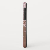 Coques Case-Mate iPhone Glam Bling Rose Gold Diamond Confetti Monogramme (Dos/Gauche)