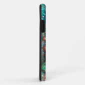 Coques Case-Mate iPhone Glam Coquillage Splendeur Menthe Corail (Dos/Droite)