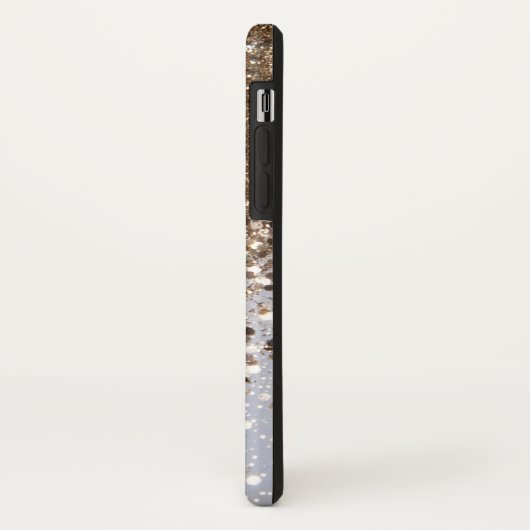 Coques Case-Mate iPhone Glam étincelant Glam Gold Parties scintillant Glam (Dos/Gauche)