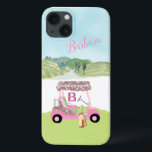 Case-Mate iPhone Case Glam Glitz Monogramme Nom Rose Gold Golf Panier<br><div class="desc">Une touche d'humour de golf pour la dame - ami dans votre vie, qui va s'amuser avec celui-ci - une voiturette de golf pour l'amoureux du golf qui aime jouer avec style - ou qui aime juste jouer - personnalisé avec son prénom et son monogramme - Golf Gal élégant et...</div>