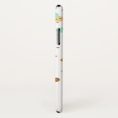 Coques Case-Mate iPhone Glam Modern Mint Gold Parties scintillant Confetti (Dos/Droite)