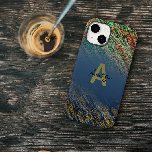 Coques Case-Mate iPhone Glam moderne Luxe Parties scintillant design Monog