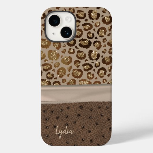 Coques Case-Mate iPhone Glam Posters de animaux (Verso)