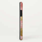 Coques Case-Mate iPhone Glam rose et or (Dos/Droite)