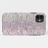 Coques Case-Mate iPhone Glam Sparkt Rose Diamond Tiger Stripes (Dos (Horizontal))