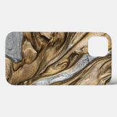 Coques Case-Mate iPhone glamour 002 liquide couleurs marron (Verso (horizontal))