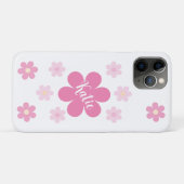 Coques Case-Mate iPhone Glamour Fleur Rose- (Dos (Horizontal))