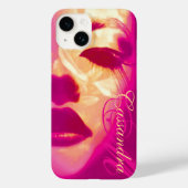 Coques Case-Mate iPhone Glamour peint mode rose (Verso)
