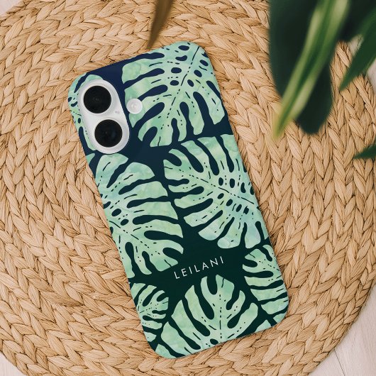 Coques Case-Mate iPhone Glamour tropical | Vert Feuilles de la jungle