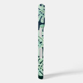 Coques Case-Mate iPhone Glamour tropical | Vert Feuilles de la jungle (Verso / Droite)