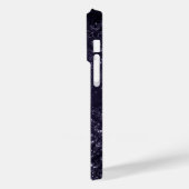 Coques Case-Mate iPhone Glimmery Indigo Grunge | Midnight Purple Damask (Verso / Gauche)
