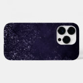 Coques Case-Mate iPhone Glimmery Indigo Grunge | Midnight Purple Damask (Verso (horizontal))