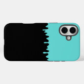 Coques Case-Mate iPhone Glissant turquoise (Verso (horizontal))