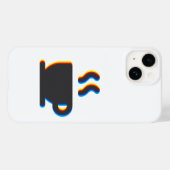 Coques Case-Mate iPhone Glitch à café (Verso (horizontal))