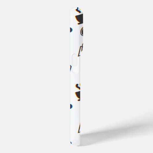 Coques Case-Mate iPhone Glitch café (Verso / Droite)