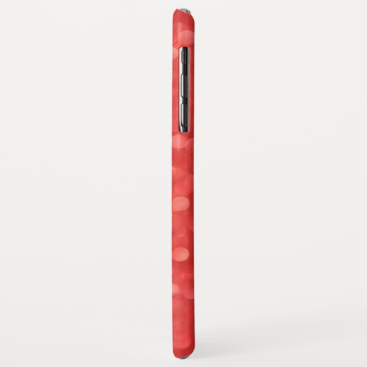 Coques Case-Mate iPhone Glitter rouge (Dos/Gauche)