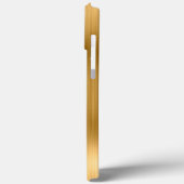 Coques Case-Mate iPhone Glittery Gold Foil Modern Girl Signature (Verso / Gauche)