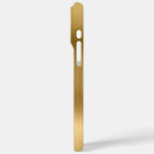 Coques Case-Mate iPhone Glittery Gold Metallic Girl Signature (Verso / Gauche)