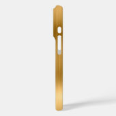 Coques Case-Mate iPhone Glittery Gold Metallic Girl Signature (Verso / Gauche)