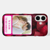 Coques Case-Mate iPhone Glittery Love I Text Back Immédiatement (Verso (horizontal))