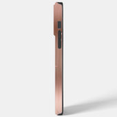 Coques Case-Mate iPhone Glittery Rose Gold Glam Modern Girl Signature (Verso / Gauche)